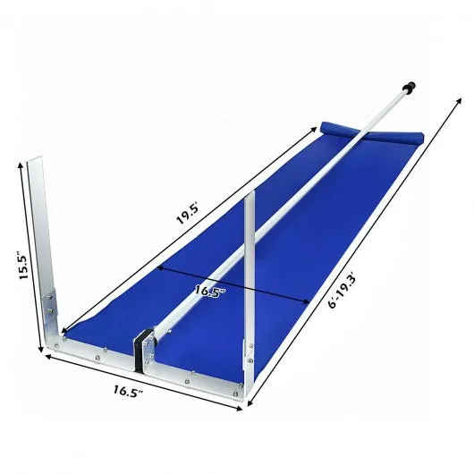 20 ft Lightweight Roof Snow Rake Removal Tool  w/ Adjustable Telescoping Handle