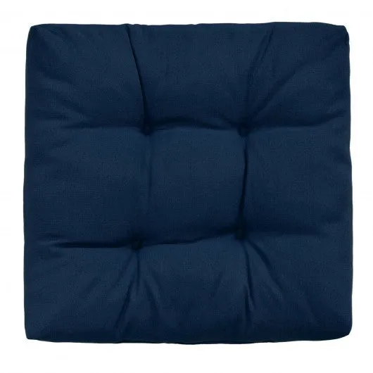 21" x 21" Patio Chair Seat Cushion Pads for Indoor and Outdoor-Navy