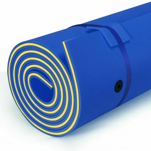 3 Layer Water Pad Foam Mat-Blue