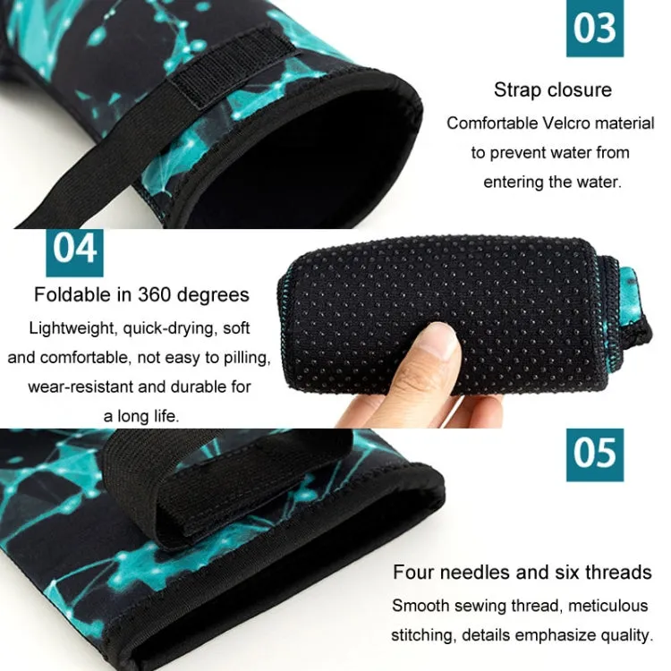 3mm Waterproof Long Beach Diving Socks Warm Non-slip Snorkeling Socks, Size: XL(Starsky  Blue)