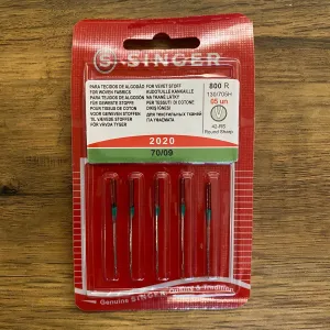 5 x Singer Lightweight Needles (2020) 70/09