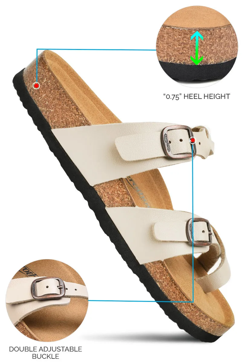 Aerothotic - Women's Irenic Cork Footbed Slide Sandals