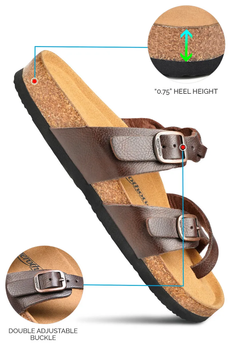 Aerothotic - Women's Irenic Cork Footbed Slide Sandals