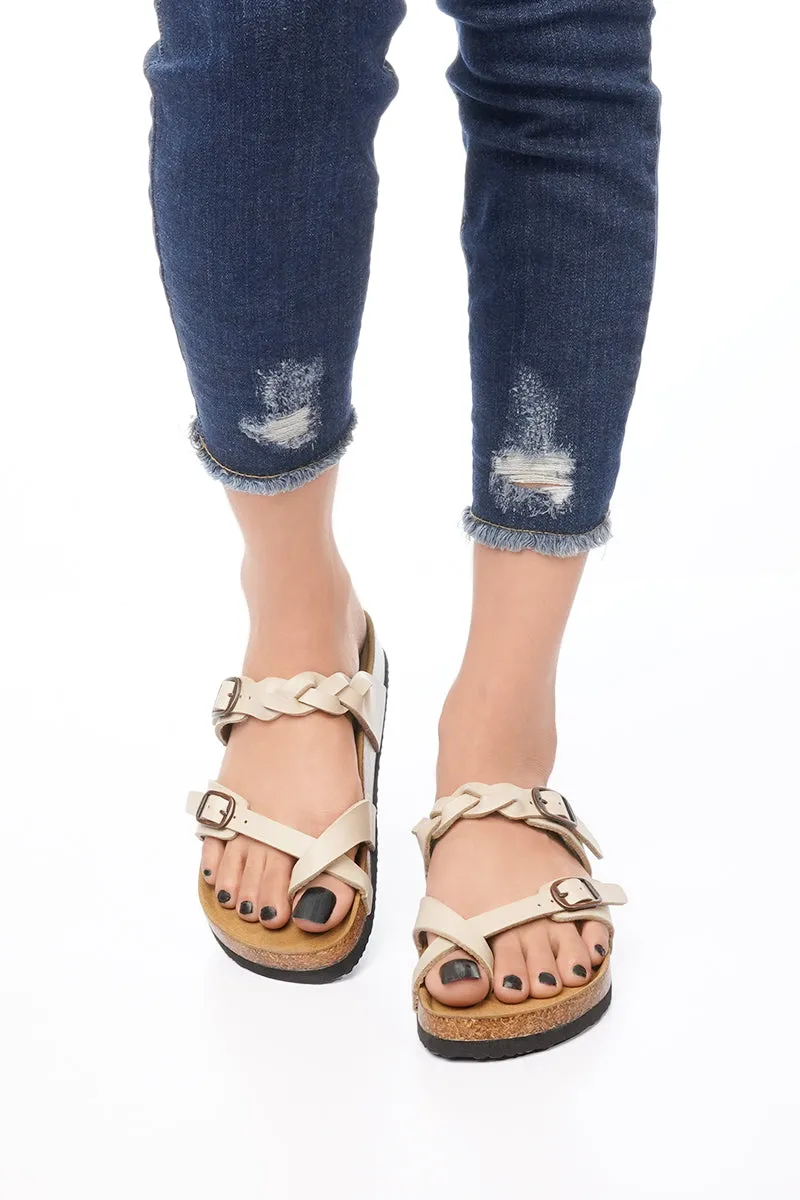 Aerothotic - Women's Irenic Cork Footbed Slide Sandals