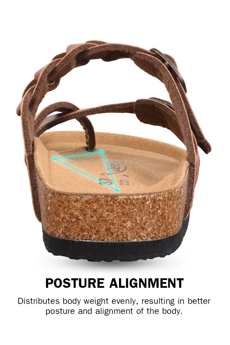 Aerothotic - Women's Irenic Cork Footbed Slide Sandals