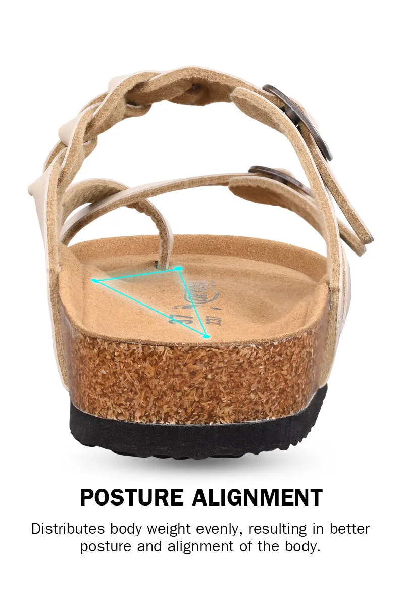 Aerothotic - Women's Irenic Cork Footbed Slide Sandals