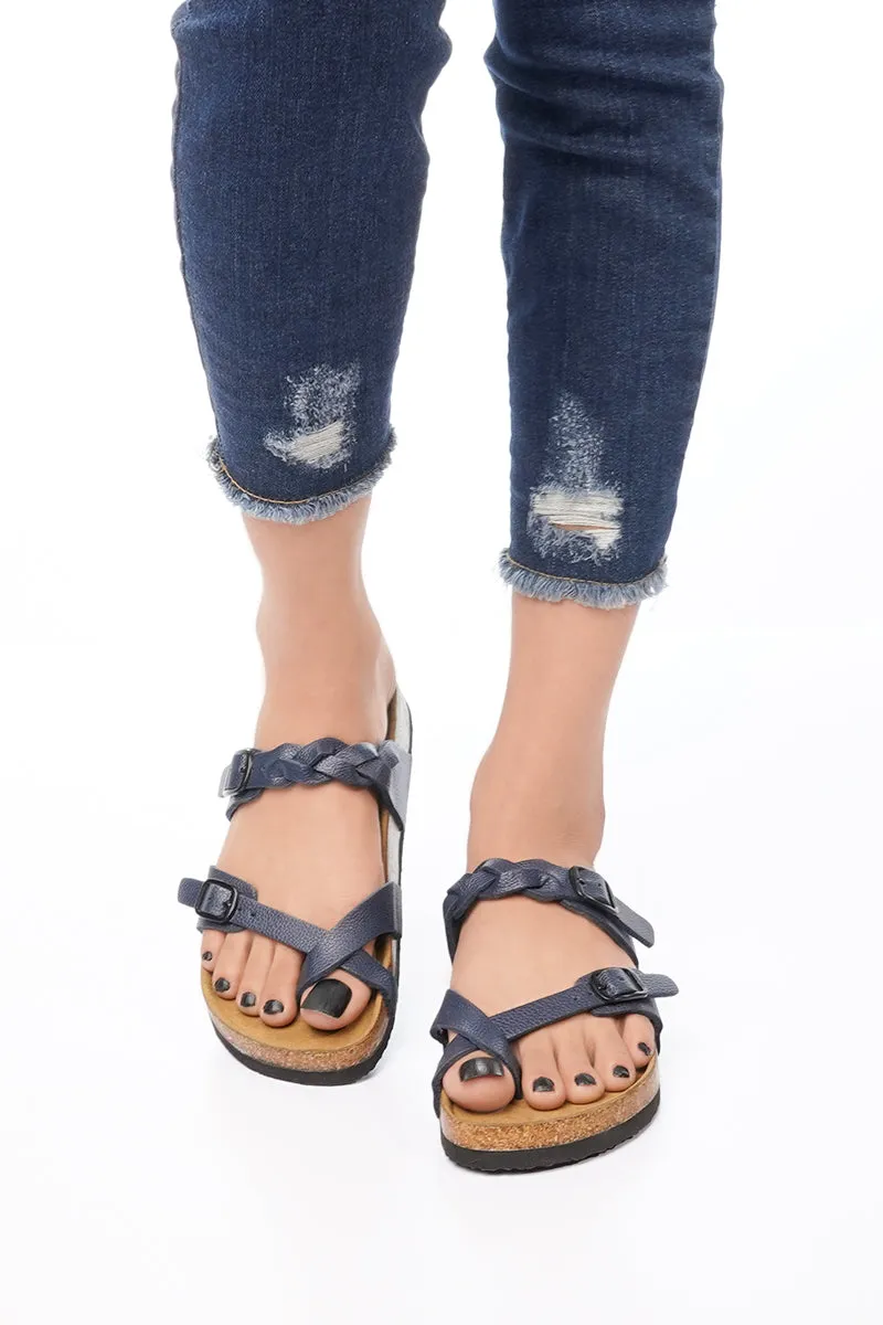 Aerothotic - Women's Irenic Cork Footbed Slide Sandals