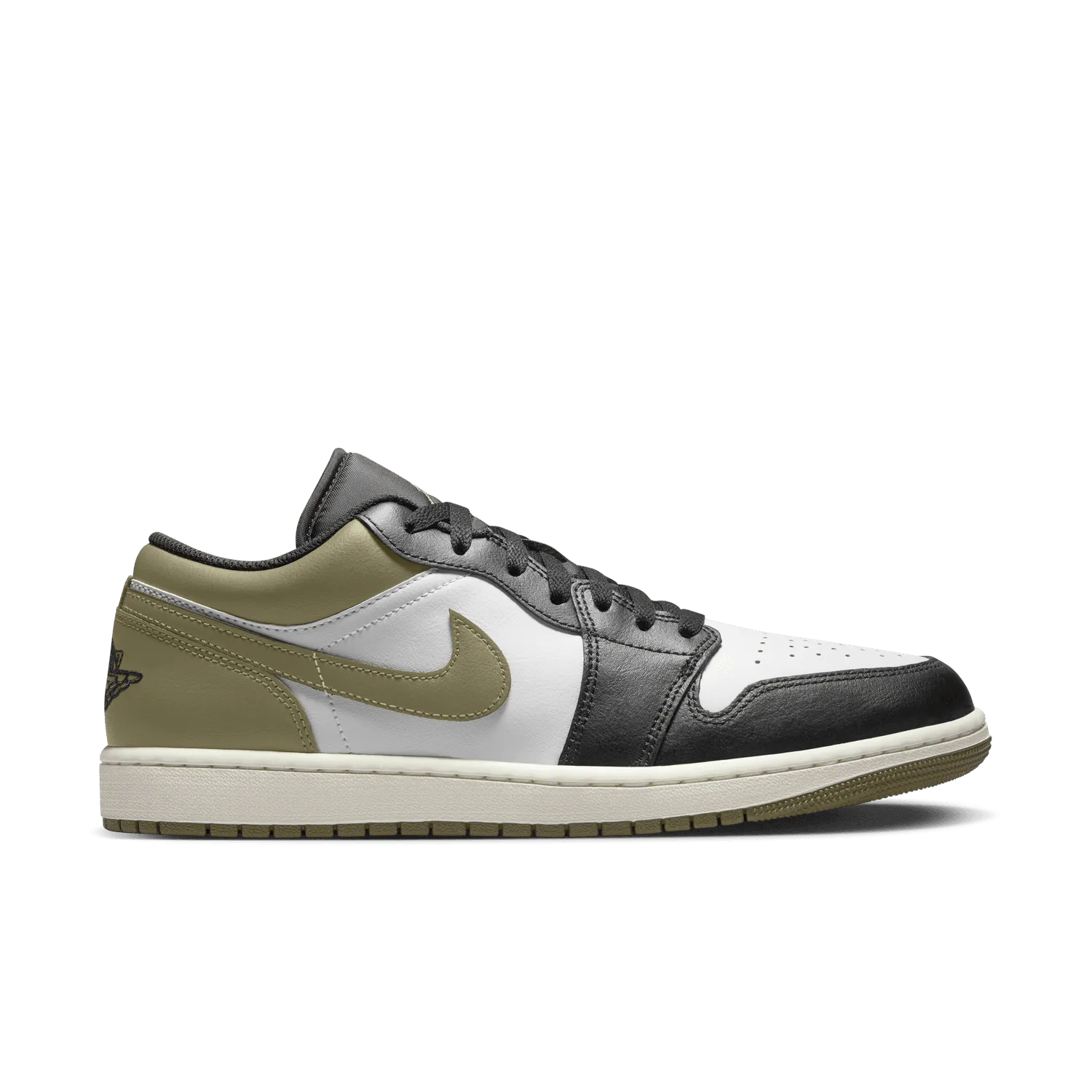Air Jordan 1 Low 'Black Toe/Medium Olive'