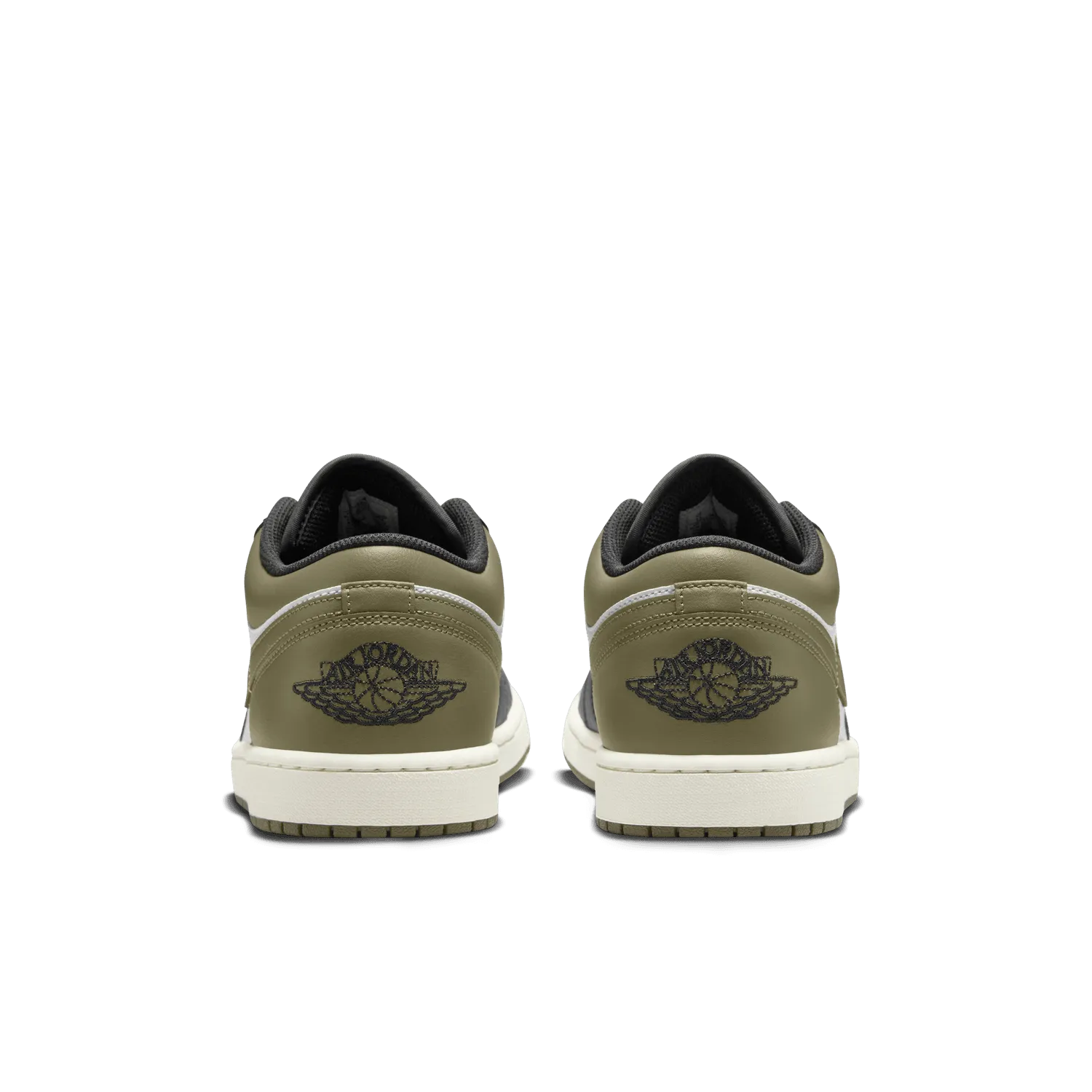 Air Jordan 1 Low 'Black Toe/Medium Olive'