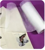 AllStitch SHFUSWR | SheerStitch No Show Fusible | Cut Away | White | Rolls | 1.5 oz. plus adhesive