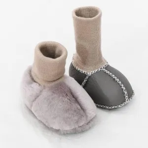 Angelodini™ Cozy Fleece-Lined Winter First Walker Shoes