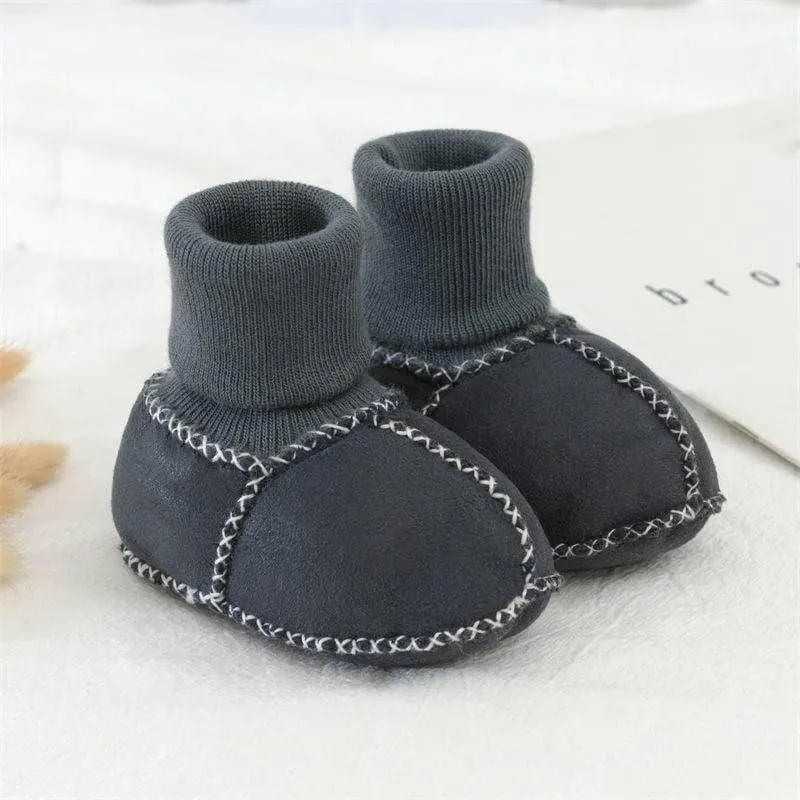 Angelodini™ Cozy Fleece-Lined Winter First Walker Shoes