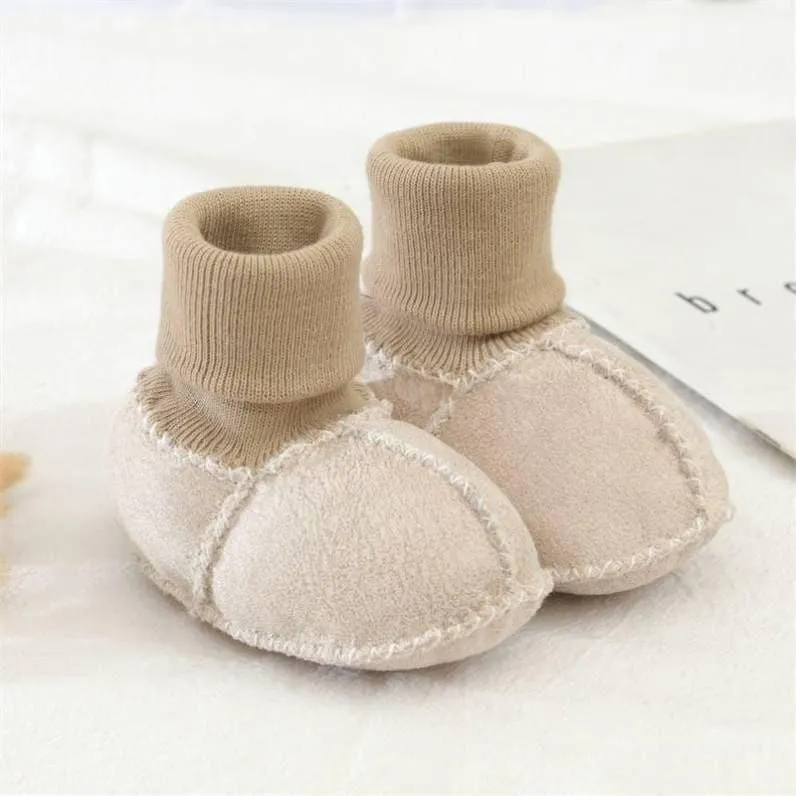 Angelodini™ Cozy Fleece-Lined Winter First Walker Shoes