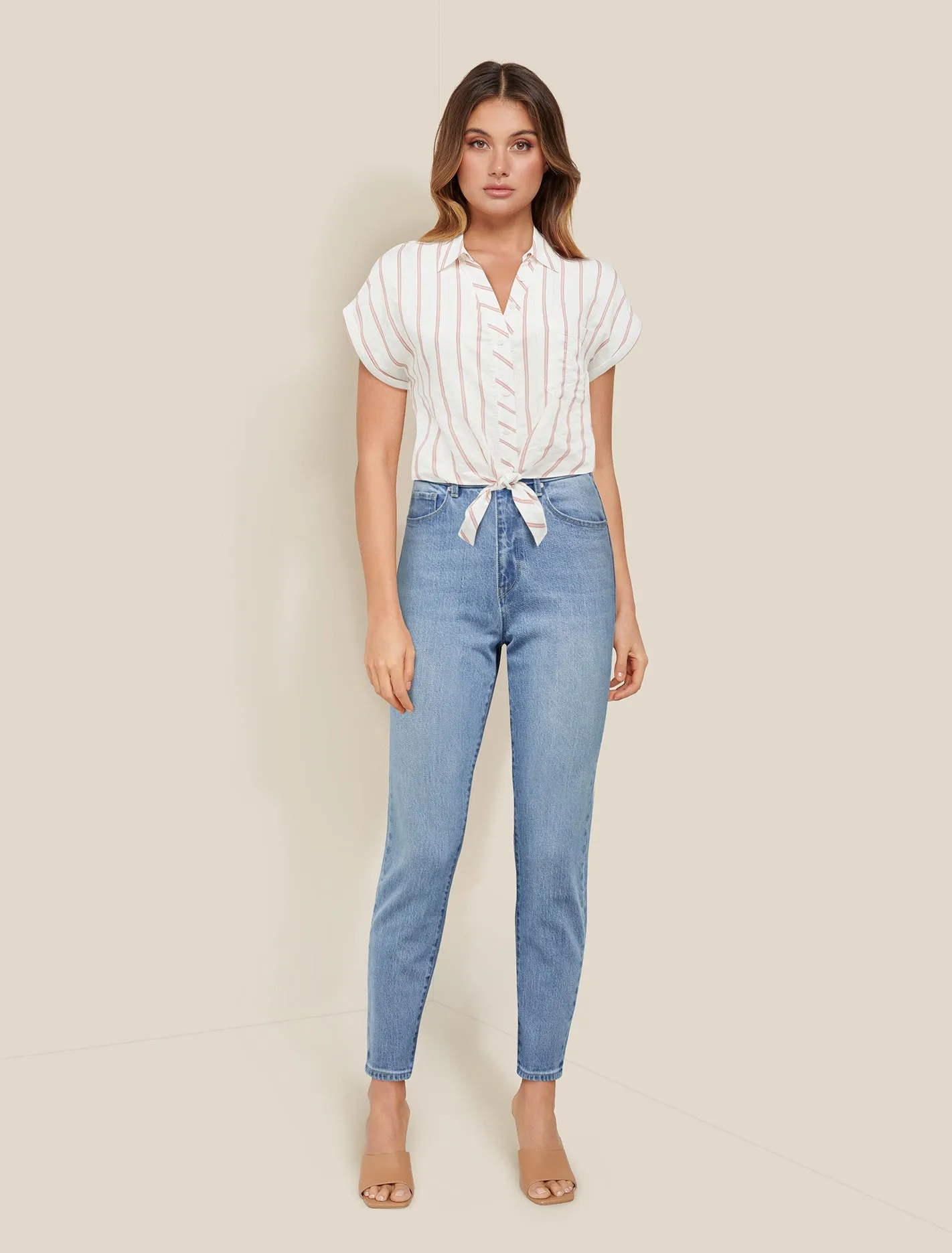Anna Tie Front Shirt