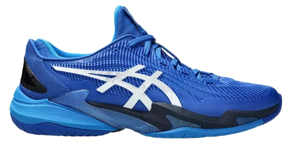 Asics Court FF 3 Novak Men's Tennis Shoes Tuna Blue/Pure Silver
