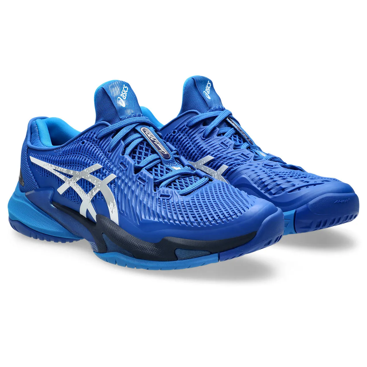 Asics Court FF 3 Novak Men's Tennis Shoes Tuna Blue/Pure Silver