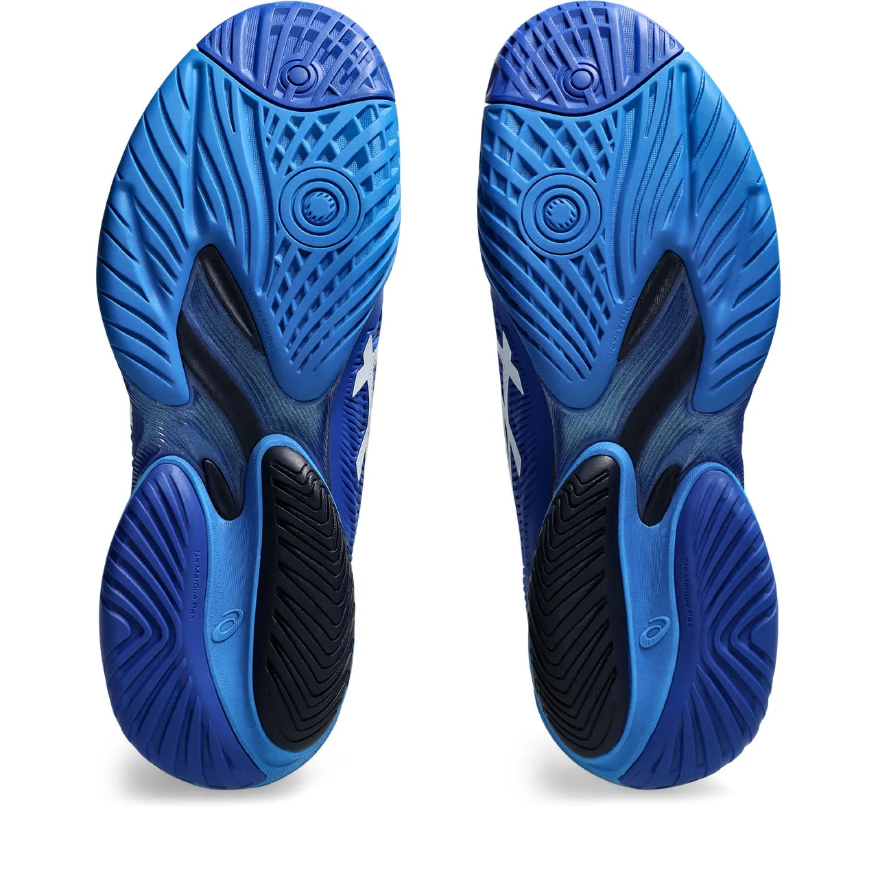 Asics Court FF 3 Novak Men's Tennis Shoes Tuna Blue/Pure Silver
