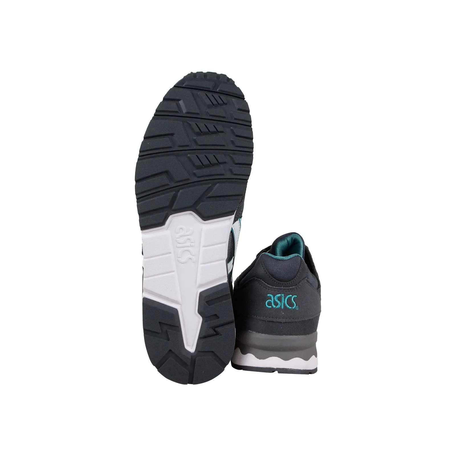 Asics Gel Lyte V Gs C541N-1601 Mens Gray Suede Lace Up Athletic Running Shoes