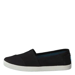 Avlon Slip-On Black Coated Canvas