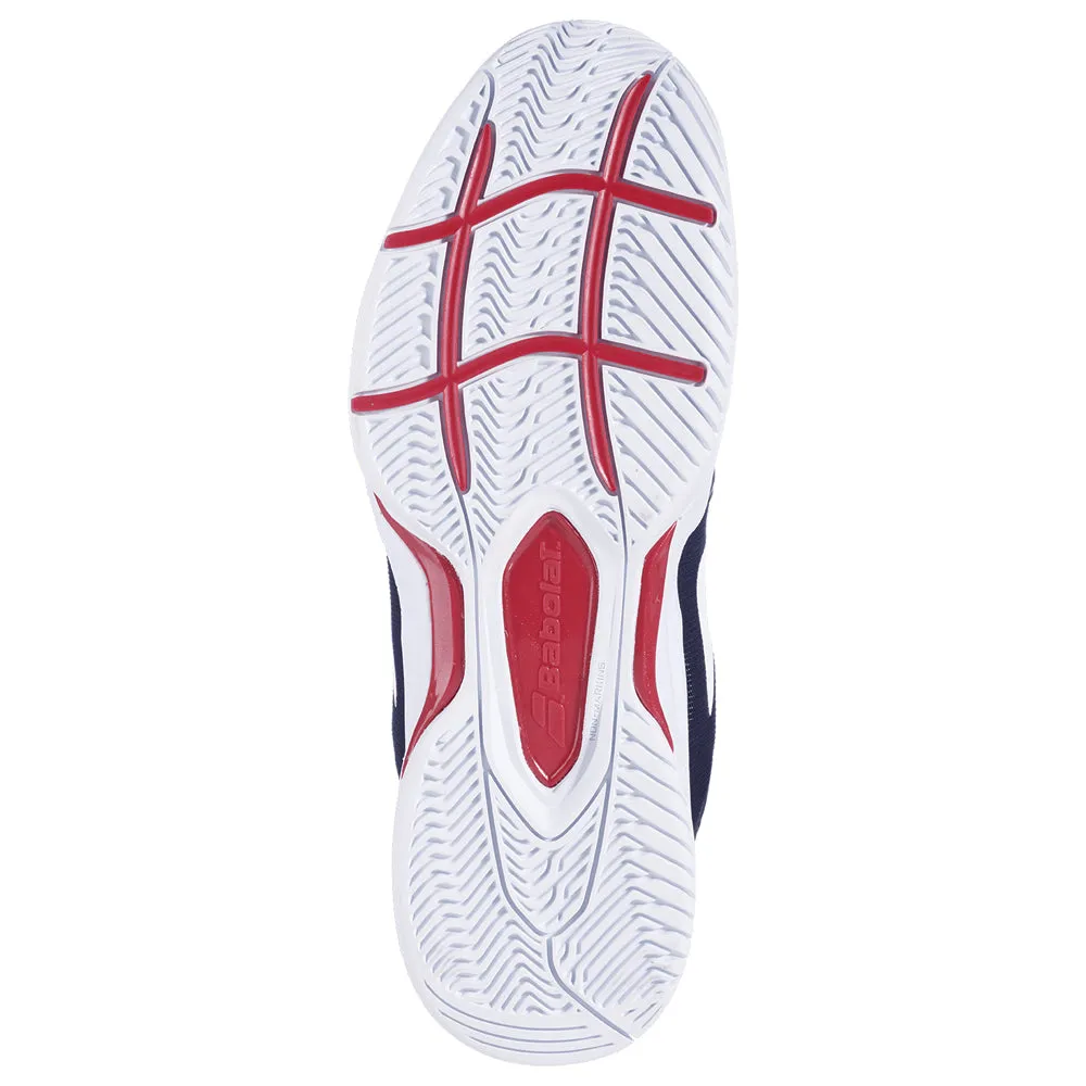 Babolat SFX3 All Court Tennis Shoes (Mens) - Black/Poppy Red