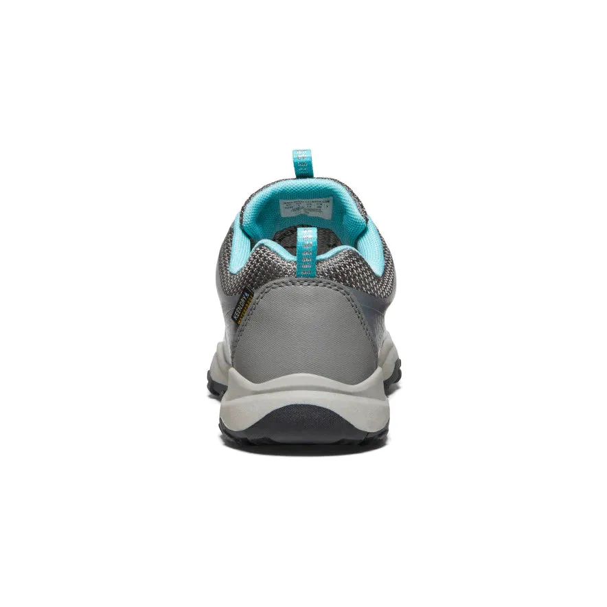 Big Kid's Keen Wanduro Waterproof Shoe Color: Steel Grey/Ipanema