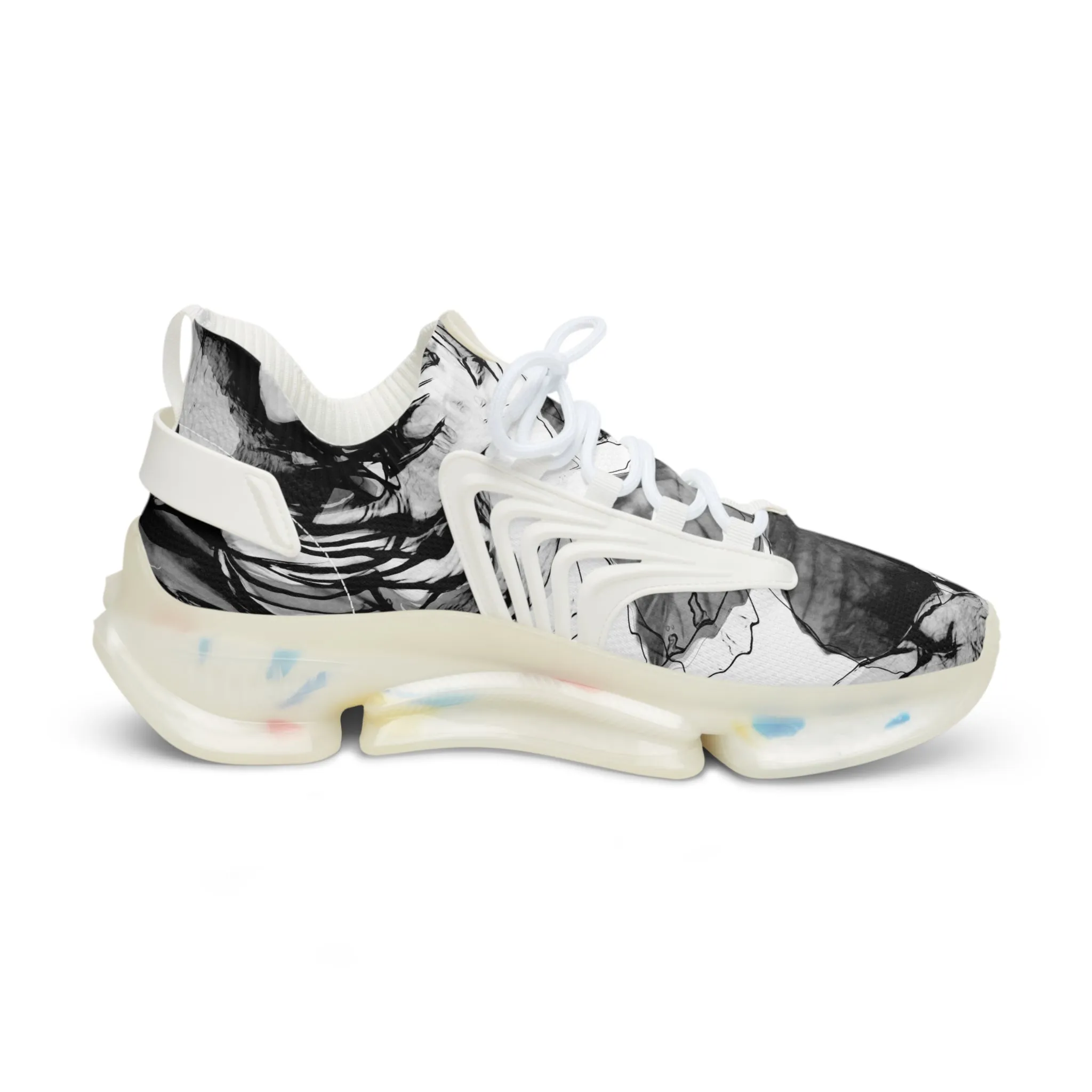 Black Plant Men's Mesh Sneakers