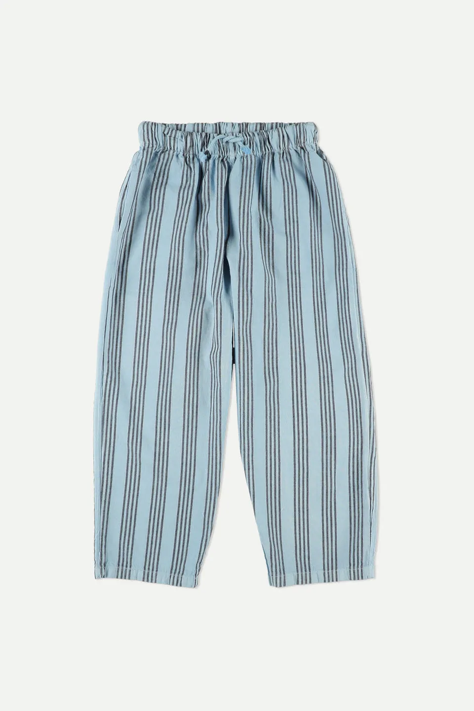 Blue Vintage Stripes Pants (model shown in Ivory)