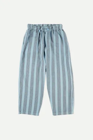 Blue Vintage Stripes Pants (model shown in Ivory)