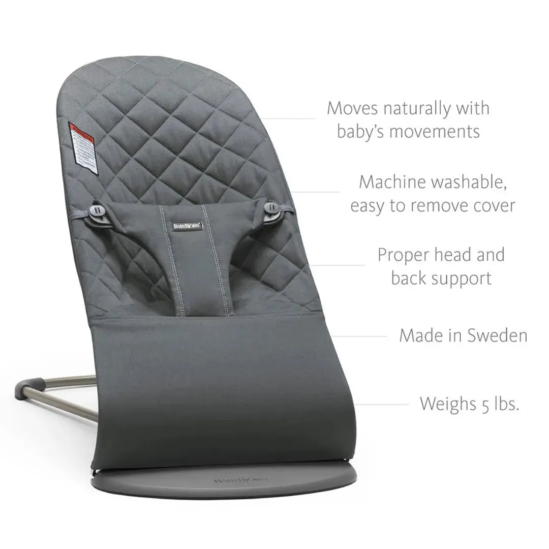 Bouncer Bliss, Cotton Classic Quilt - Anthracite