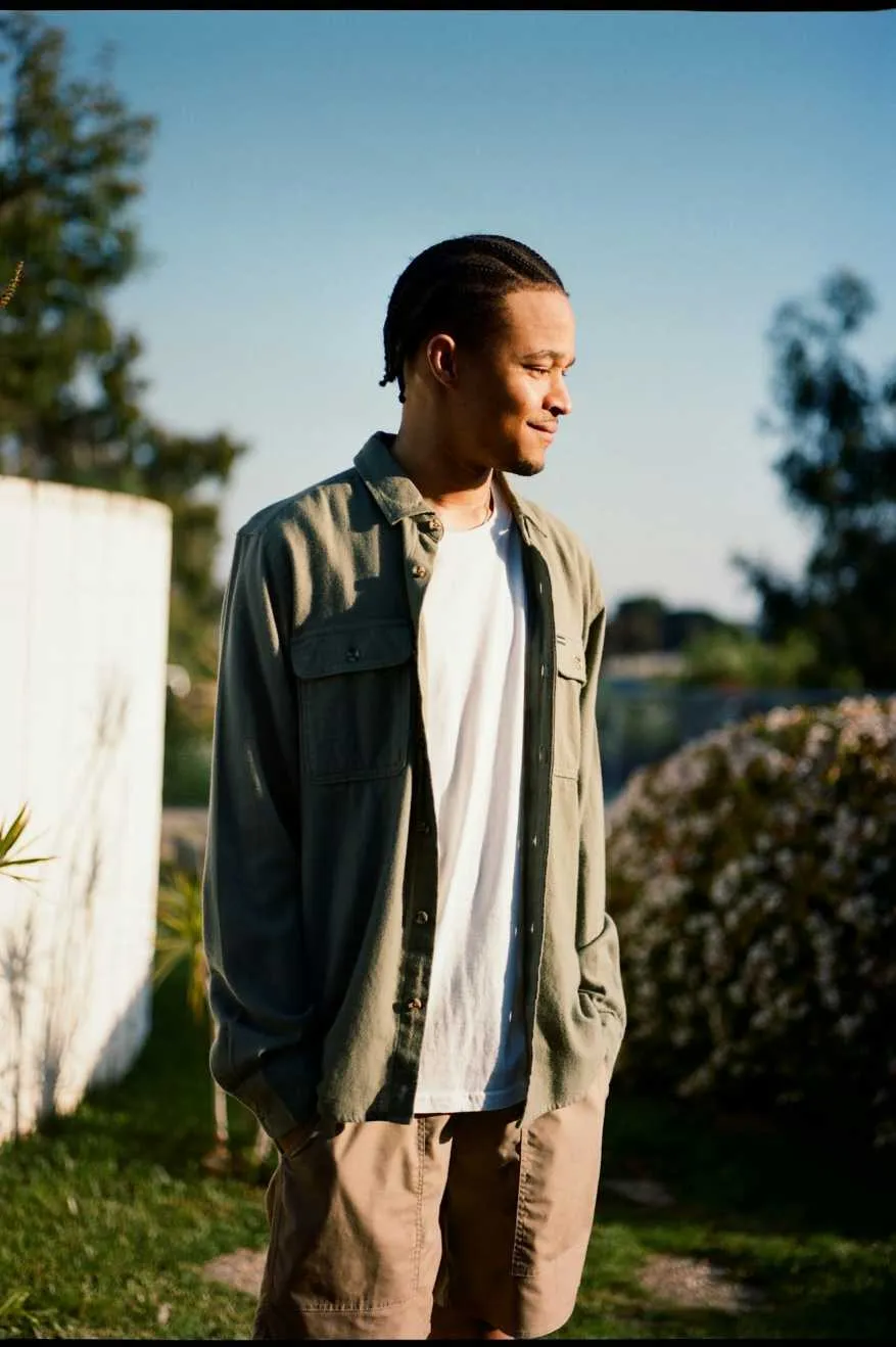 Bowery Lightweight Ultra Soft L/S Flannel - Olive Surplus