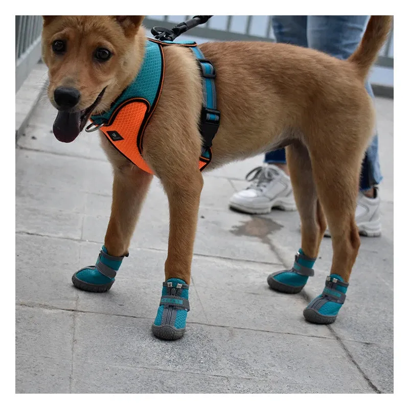 Breathable Anti-Slip Reflective Dog Shoes for Small and Medium Breeds