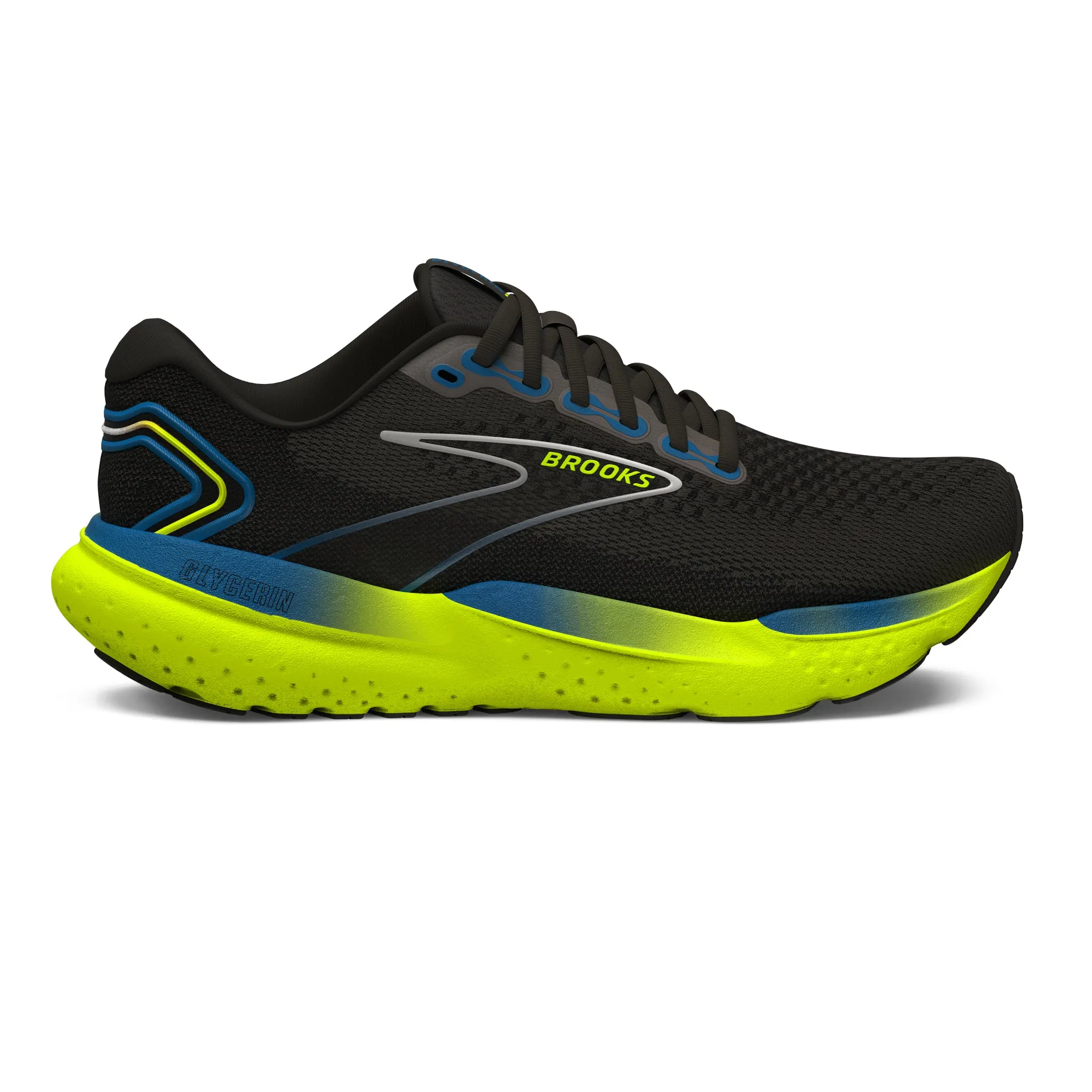 Brooks Glycerin 21 Men's Black Blue Nightlife