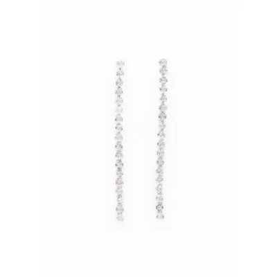 Caracol Earring 2588-CLR-S Silver