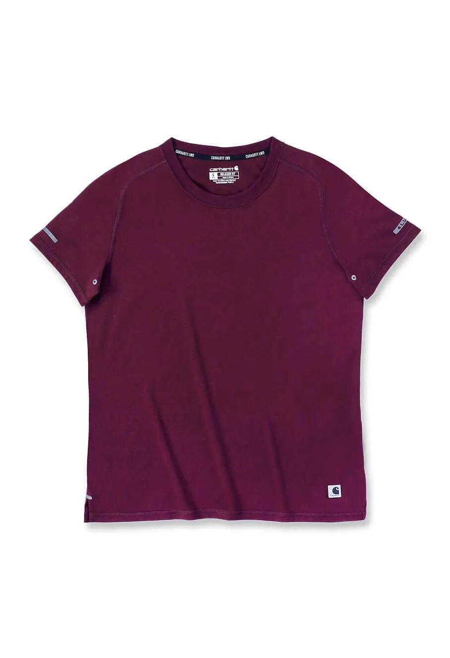 Carhartt&#x20;Work&#x20;T-shirt&#x20;Lightweight&#x20;Women&#x20;105849&#x20;-&#x20;Bordeaux