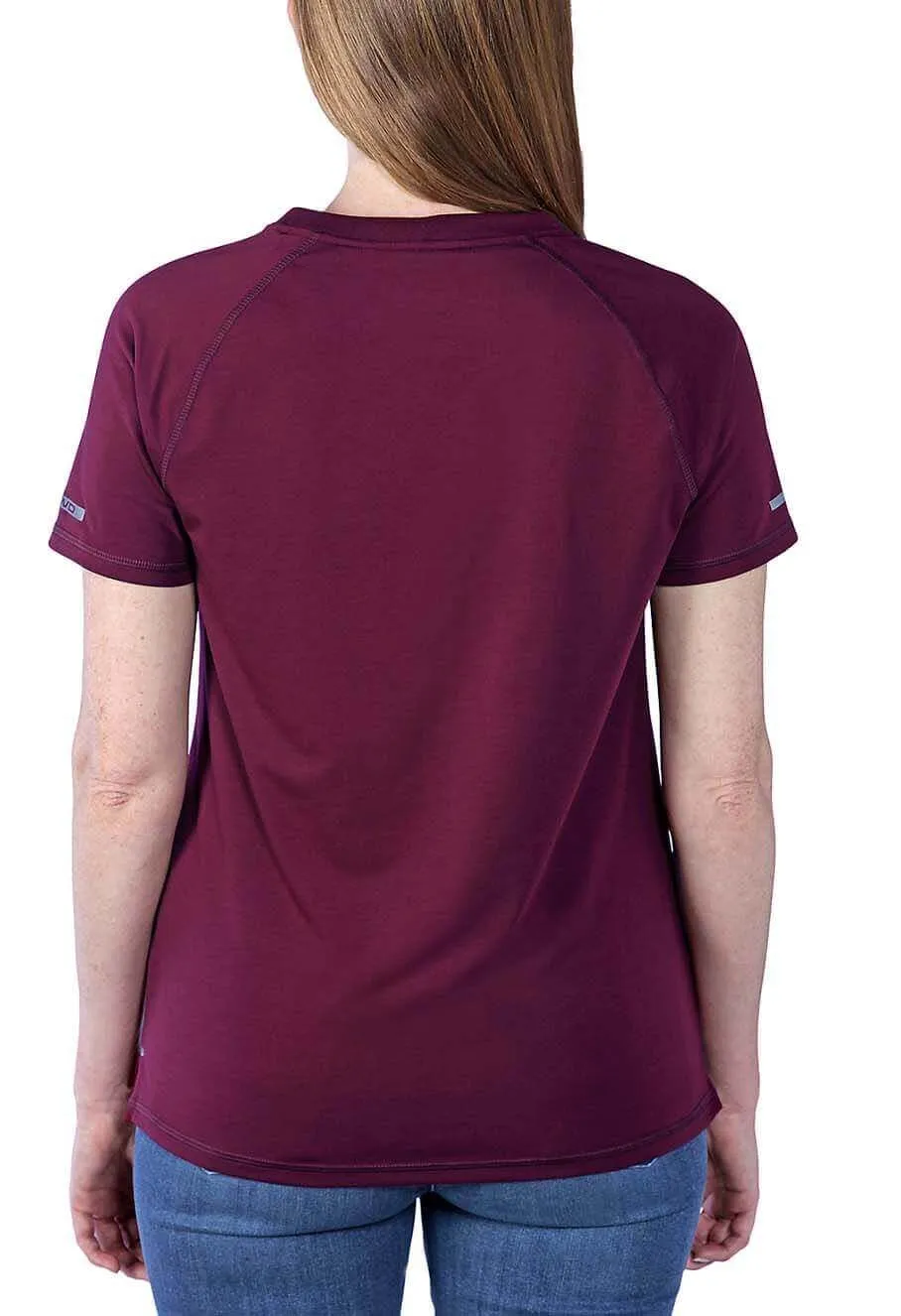 Carhartt&#x20;Work&#x20;T-shirt&#x20;Lightweight&#x20;Women&#x20;105849&#x20;-&#x20;Bordeaux