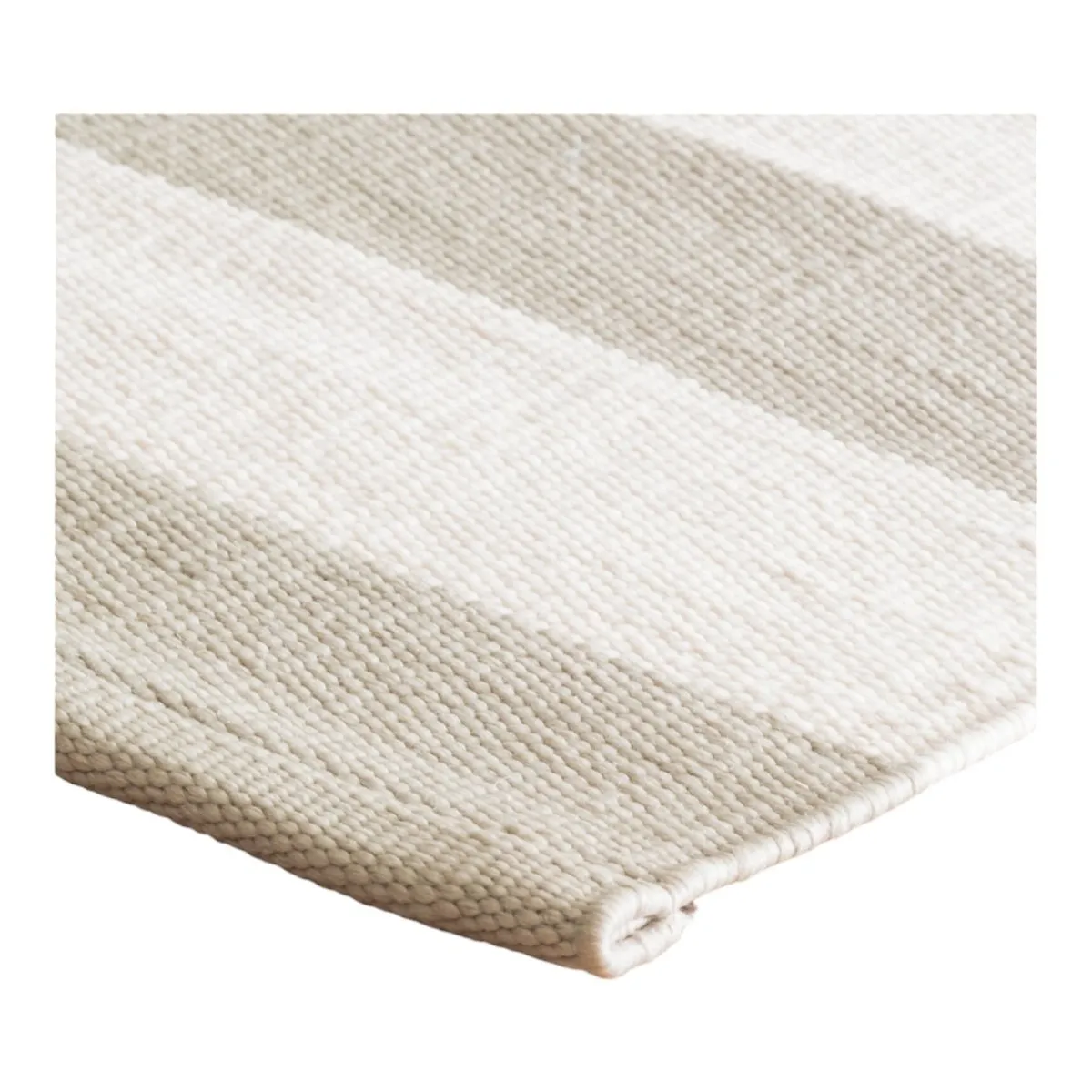 Catamaran Stripe Indoor/Outdoor Rug | Platinum & Ivory