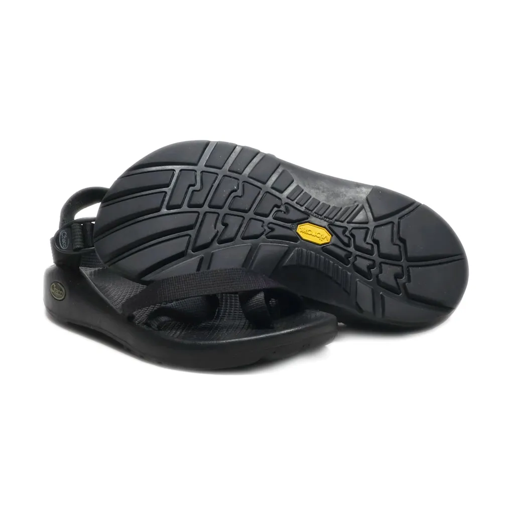 Chaco Casual Sandals Fabric Black Colour For Men