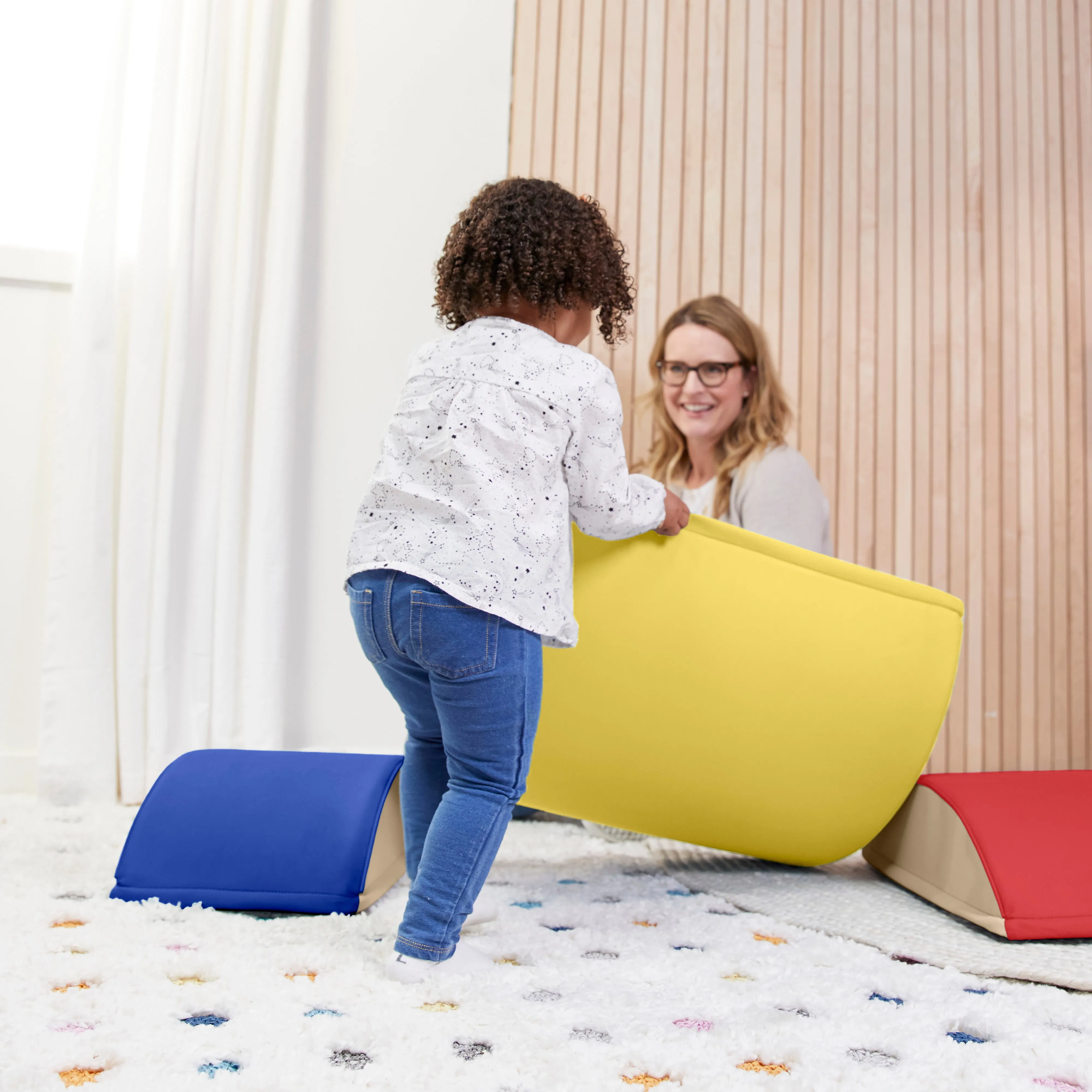 Colorful Log Climber Set, Balance Builders, 3-Piece