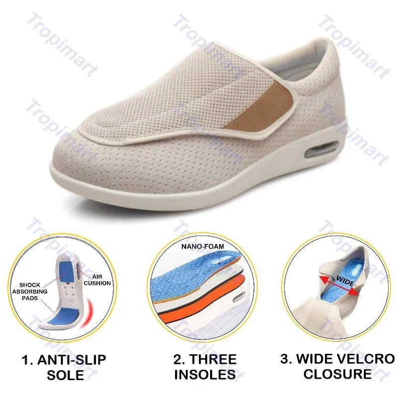 Comelyy Plus Size Wide Diabetic Shoes For Swollen Feet Width Shoes-NW025: Designed for Comfort