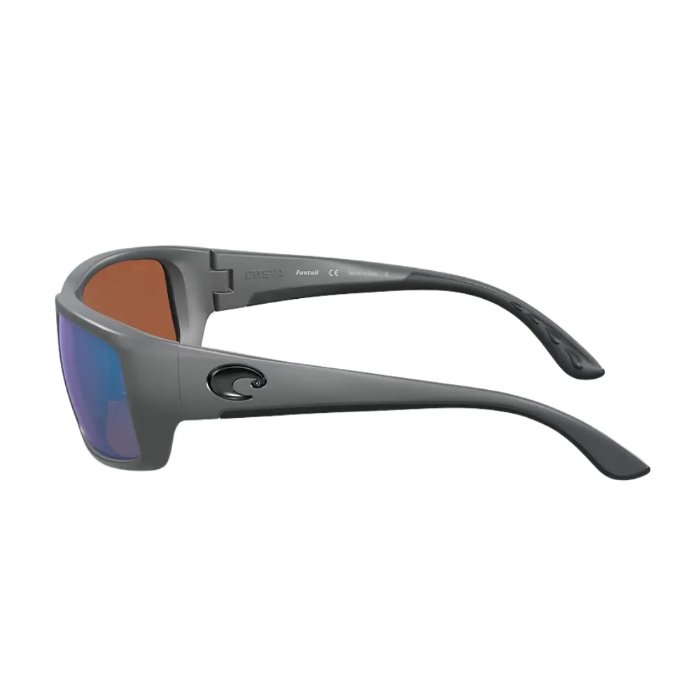 Costa Fantail 98 Matte Grey w/Green Mirror 580P