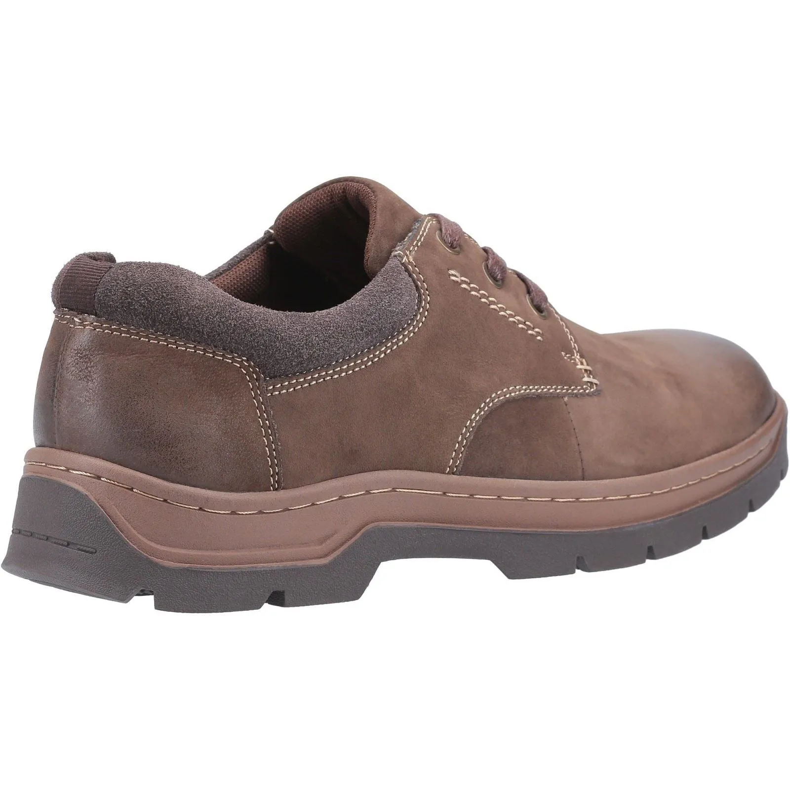 Cotswold Men Classic Shoes - Thickwood Burnished Leather Shoe in Brown, 7-12