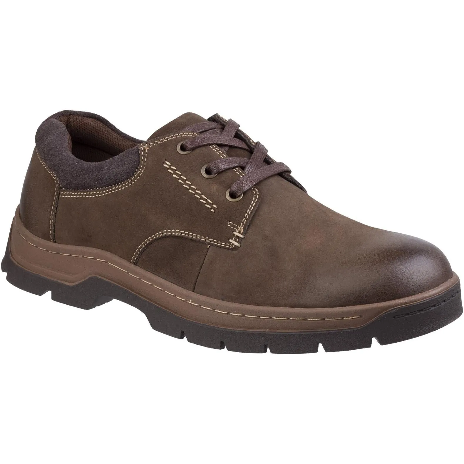 Cotswold Thickwood Burnished Leather Casual Shoe
