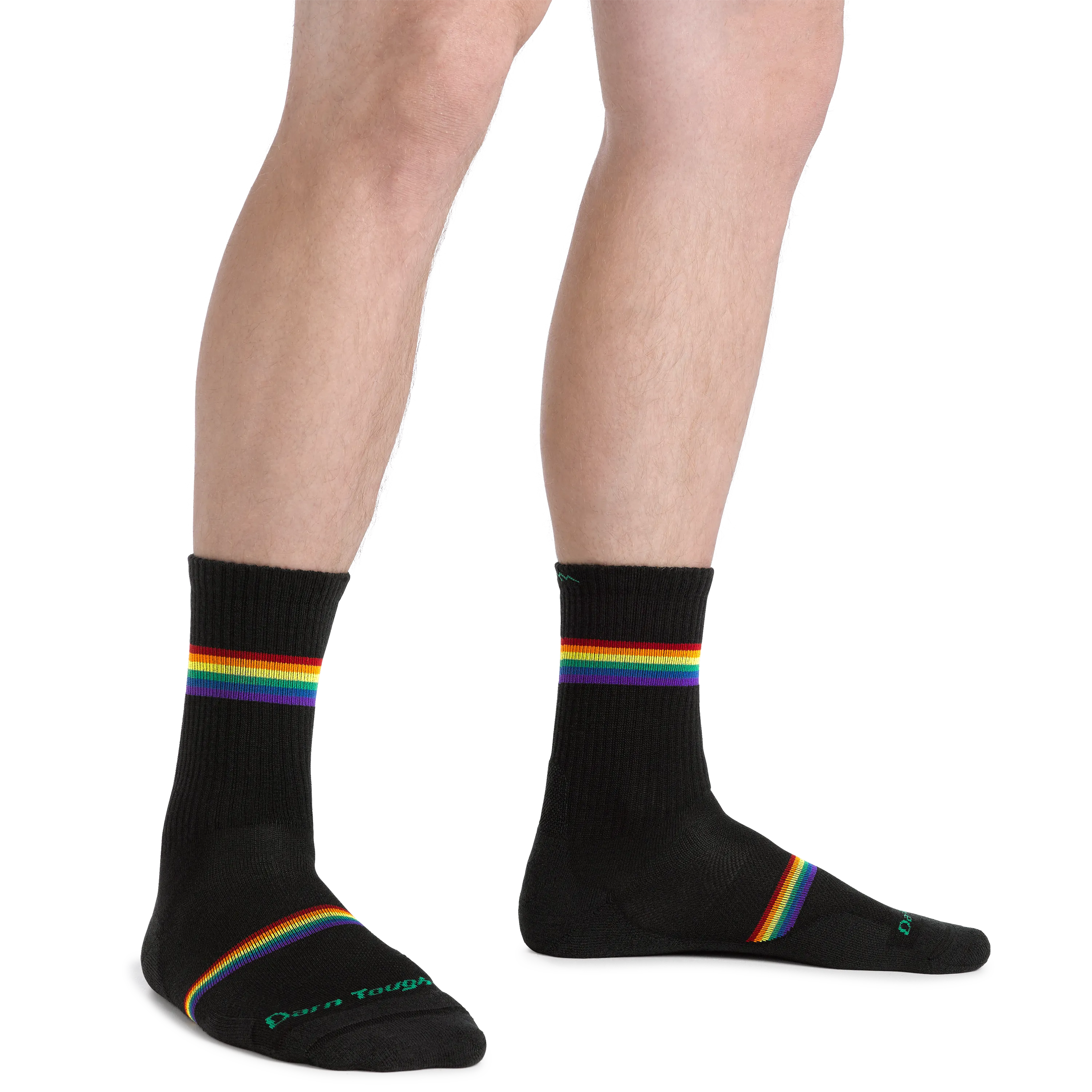 Darn Tough Men&#x27;s Prism Micro Crew Lightweight Running Sock with Cushion Black | Buy Darn Tough Men&#x27;s Prism Micro Crew Lightweight Running Sock with Cushion Black here | Outnorth