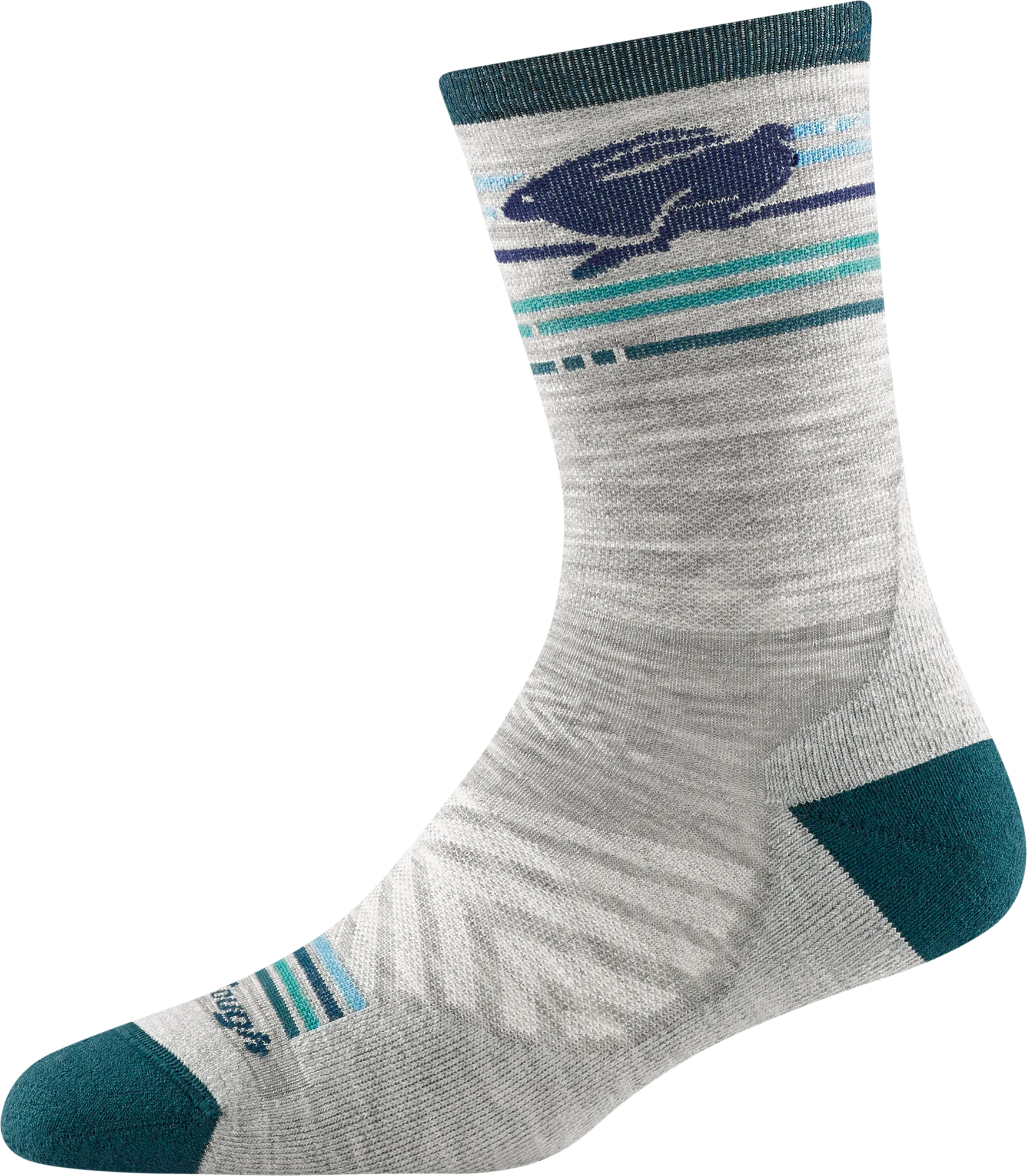 Darn Tough Women&#x27;s Pacer Micro Crew Ultra-Lightweight Running Sock Cushion Gray | Buy Darn Tough Women&#x27;s Pacer Micro Crew Ultra-Lightweight Running Sock Cushion Gray here | Outnorth