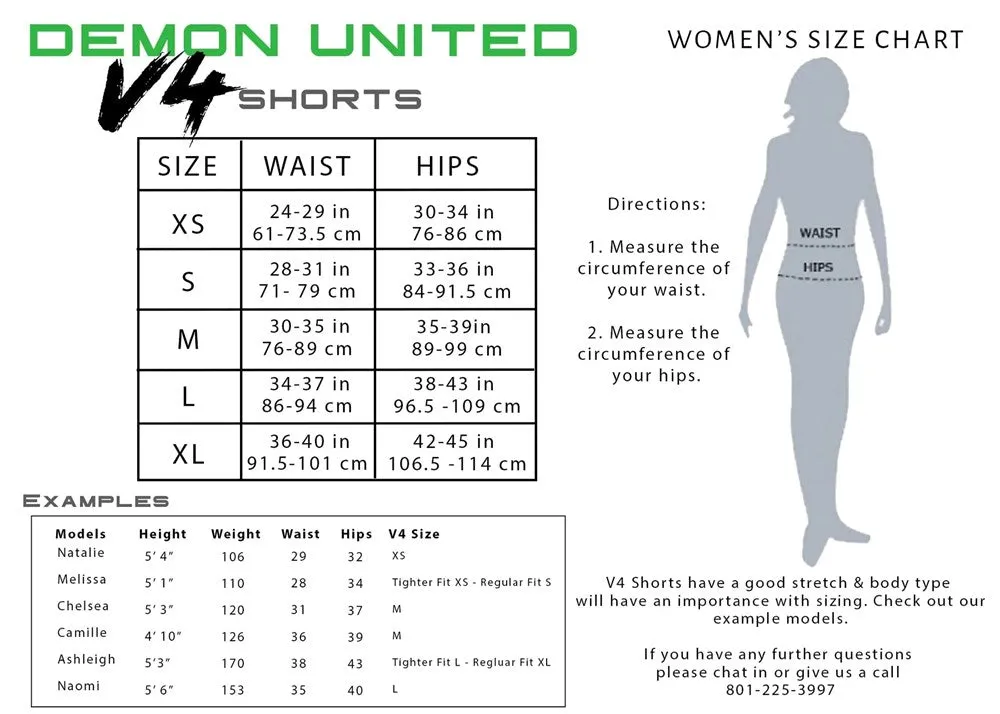 Demon Flex-Force X Women's Impact Shorts D30 V4