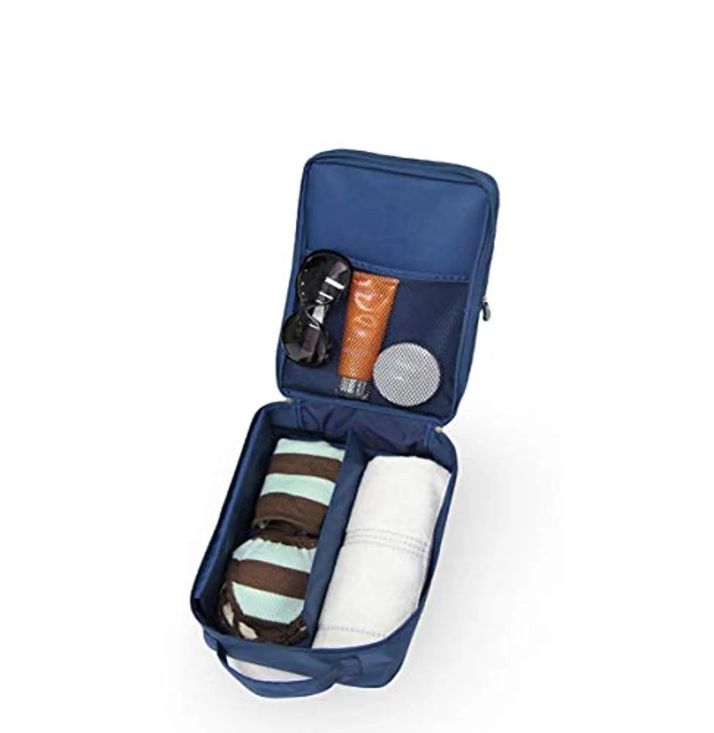 Electomania Travelling Shoe Storage Bag Waterproof Storage Footwear Organiser Pouch (Navy Blue)