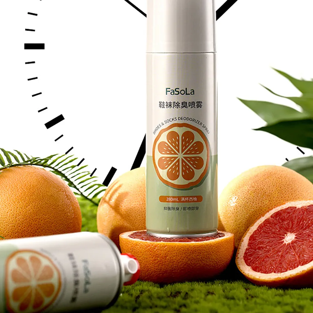 FaSoLa Shoe & Sock Deodorizer Spray Grapefruit Scent - 280ml