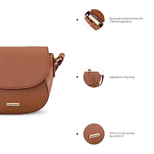 Fastrack Shoulder Bag For Women | Ladies Purse Handbag