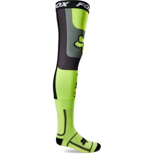 Fox Racing Flexair Knee Brace Offroad Socks Fluorescent Yellow