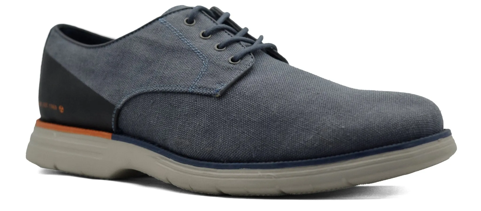 GBX Hammon Mens Canvas Lace Up Plain Toe Oxfords Shoes